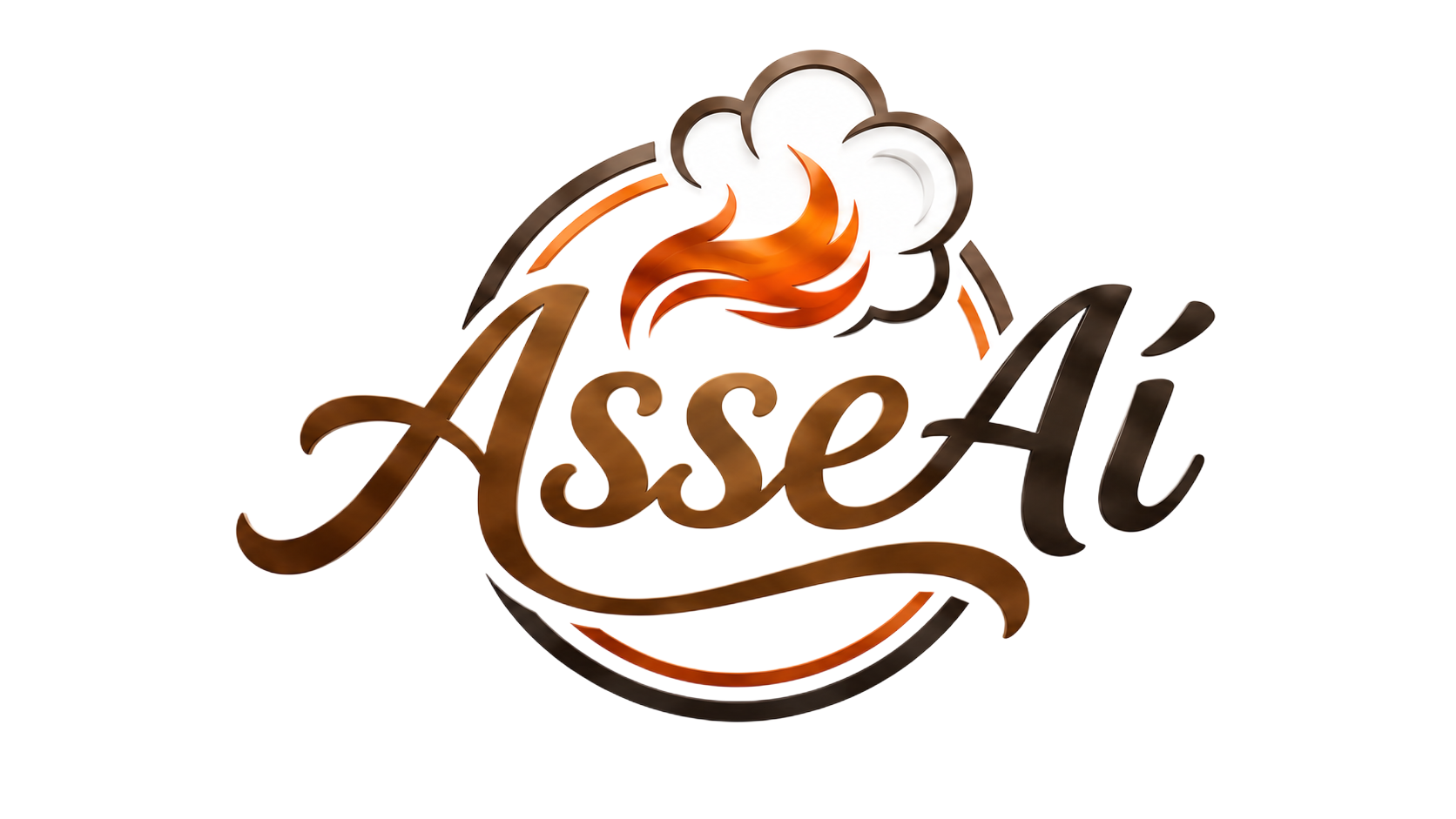 Logo AsseAí com contorno branco